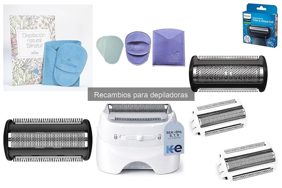 Mejores recambios para depiladoras en 2023: Comparativa y Opiniones