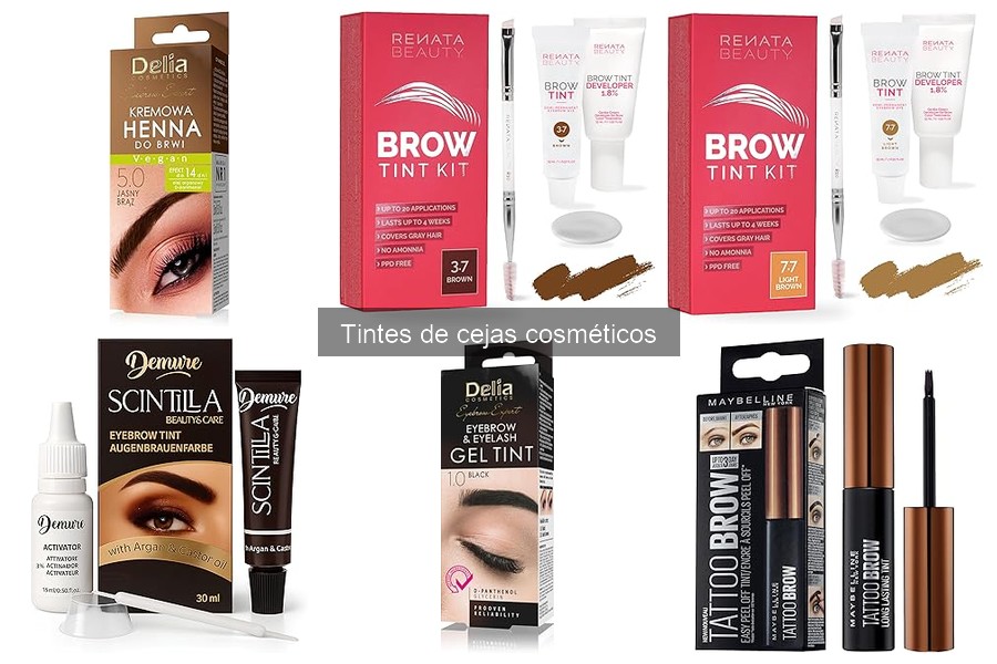 Mejores tintes de cejas para pieles sensibles en 2023
