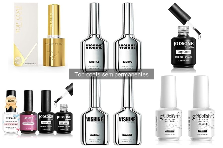 Mejores top coats semipermanentes para uñas en casa