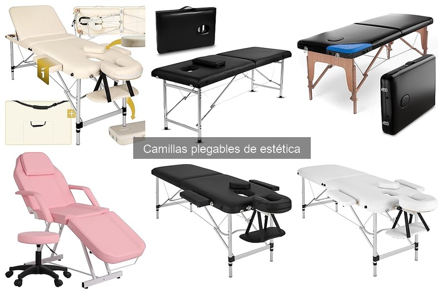 Ofertas y descuentos en camillas plegables de estética