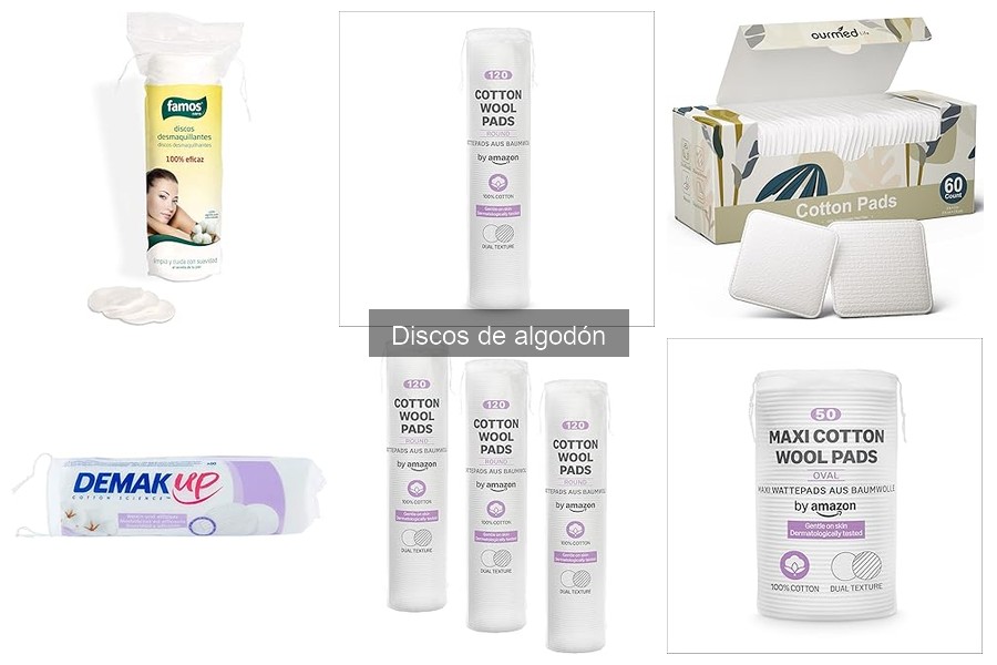 Opiniones de discos de algodón: Famos, LALILL y DIA IMAQE