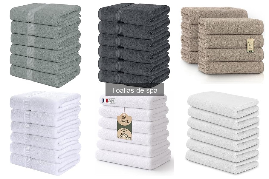 Opiniones sobre las mejores toallas de spa de distintas marcas