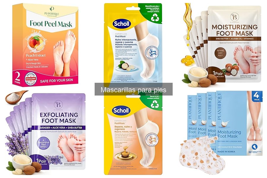 Opiniones sobre Mascarillas para Pies de Marcas Reconocidas