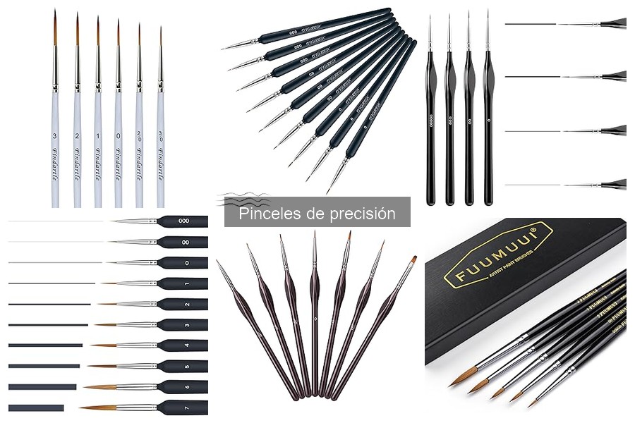 Opiniones sobre Pinceles de Precisión de Marcas Populares