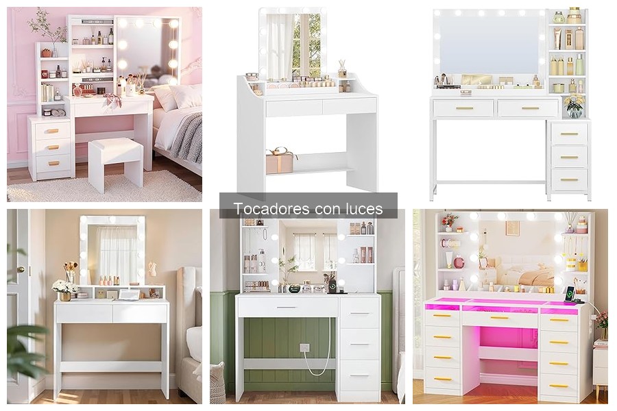 Opiniones sobre tocadores con luces LED: lo que dicen los usuarios