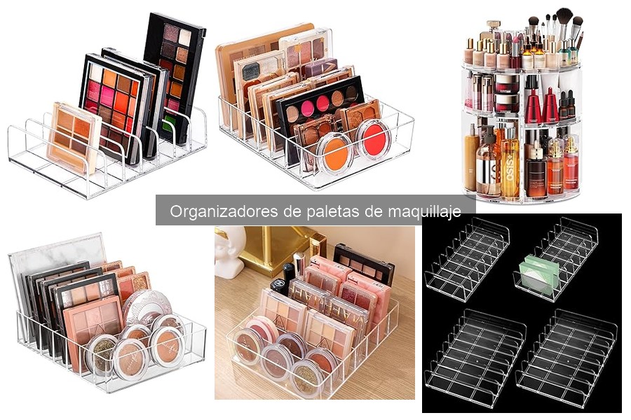 Organiza tus paletas de maquillaje de forma eficiente