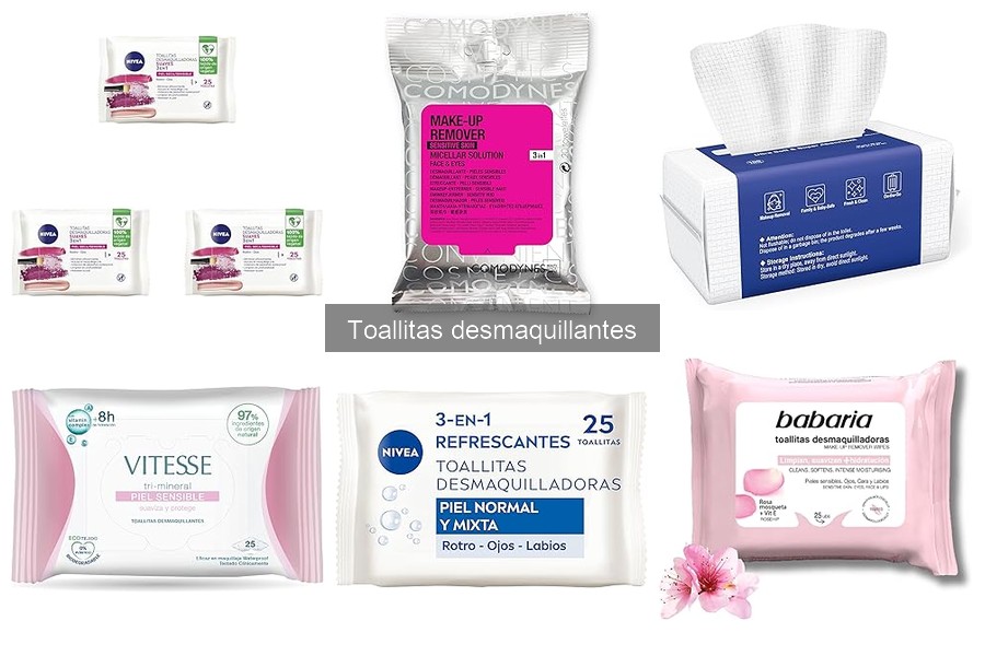 Precio promedio de toallitas desmaquillantes en el mercado