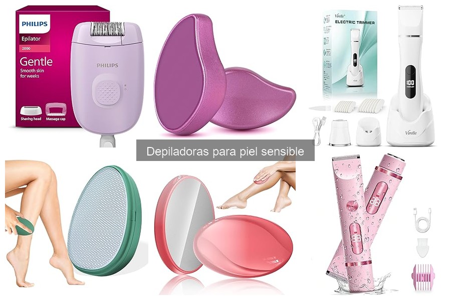 Precios de depiladoras para piel sensible en Amazon