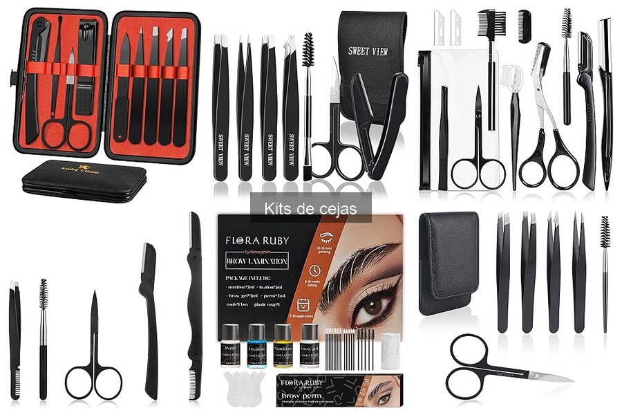 Principales marcas de kits de cejas y sus características
