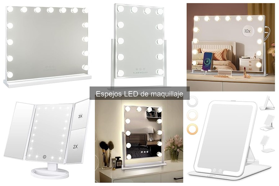 Problemas comunes al usar espejos LED de maquillaje