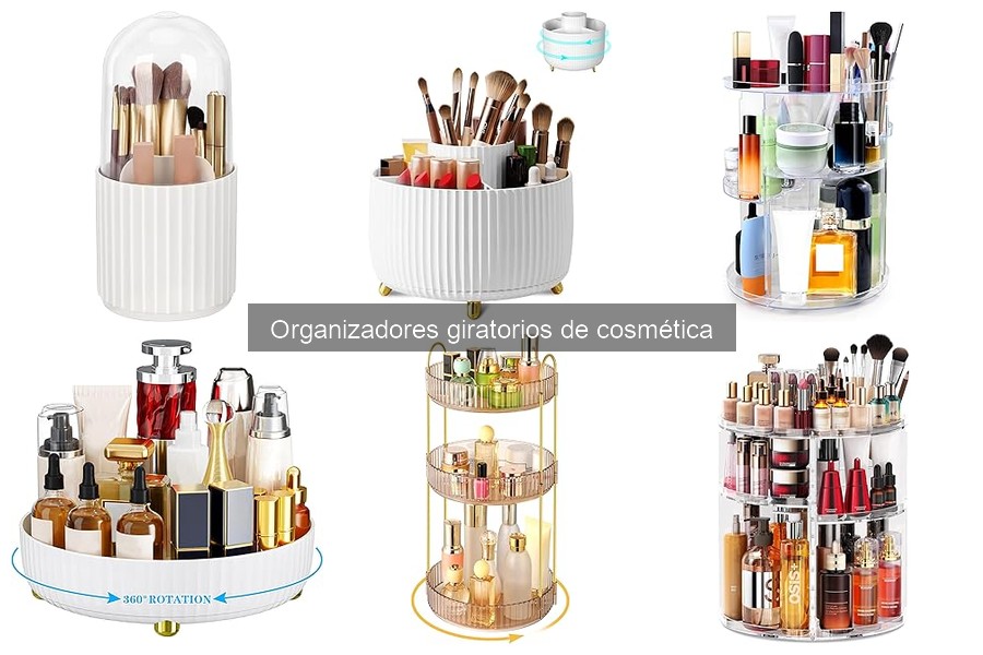 ¿Qué es un organizador giratorio de cosmética? Guía básica