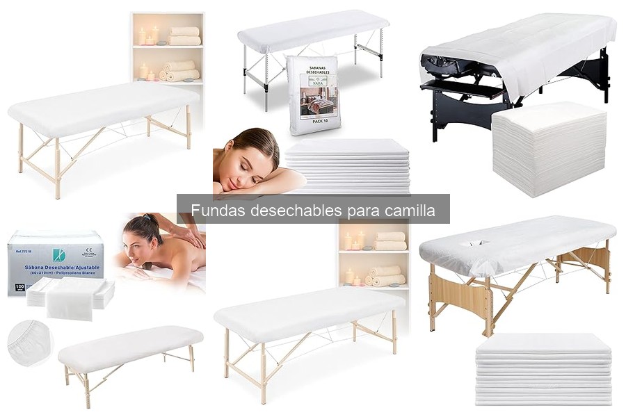 ¿Qué son las fundas desechables para camilla?