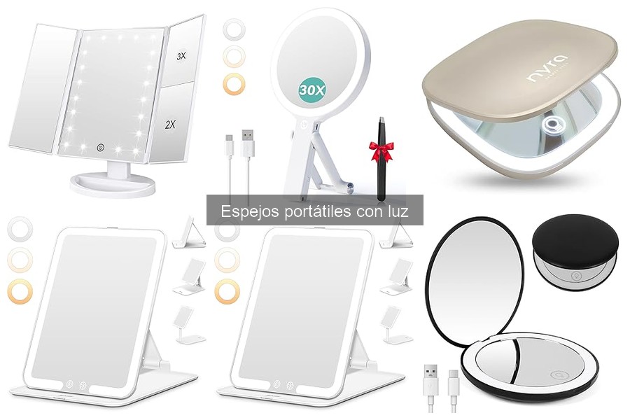 ¿Qué son los espejos portátiles con luz? Descubre sus ventajas