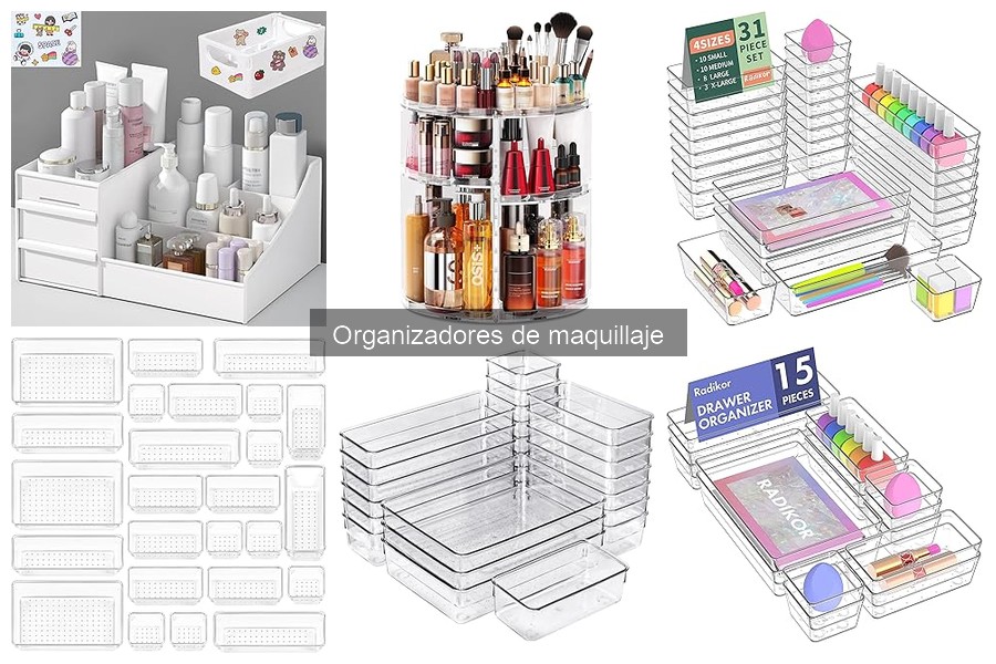 ¿Qué son los organizadores de maquillaje? Definición y usos