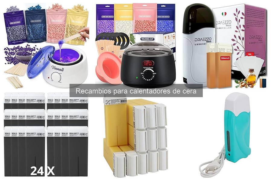 ¿Qué son los recambios para calentadores de cera?