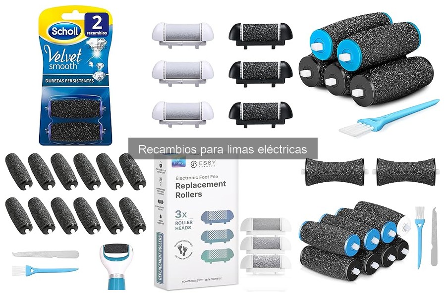 ¿Qué son los recambios para limas eléctricas?