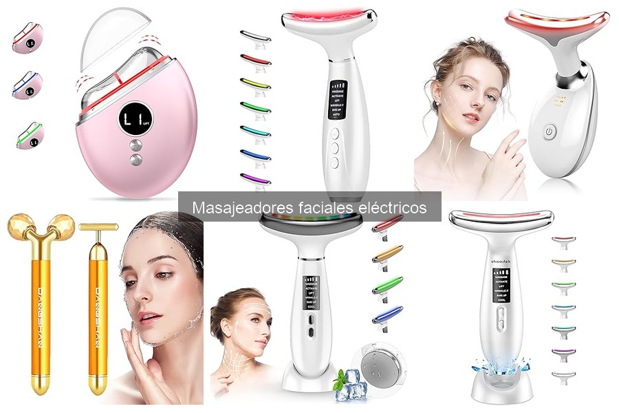 Técnicas de masaje facial con masajeador eléctrico