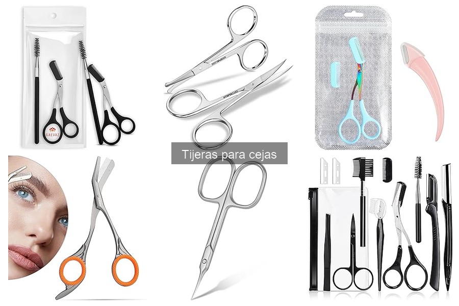 ** Tijeras para cejas económicas y de calidad: dónde comprarlas