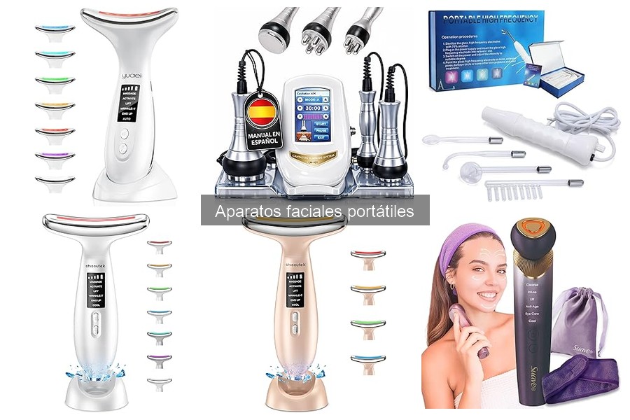 Tipos de aparatos faciales portátiles y sus usos