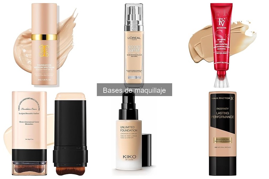 Tipos de bases de maquillaje: características y elección
