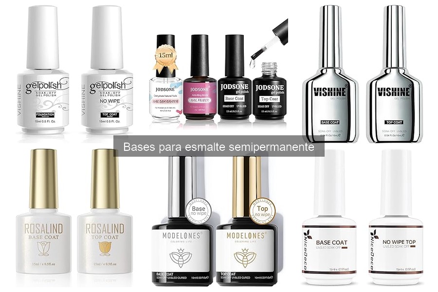 Tipos de bases para esmalte semipermanente: Guía completa