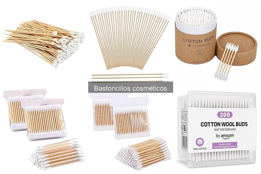 Tipos de bastoncillos cosméticos y sus múltiples usos