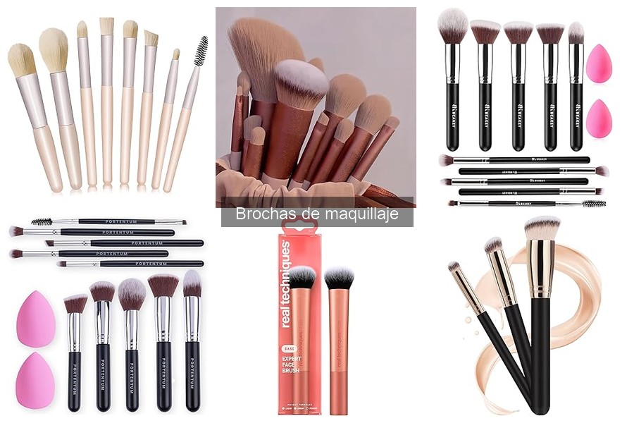 Tipos de brochas de maquillaje y sus usos esenciales