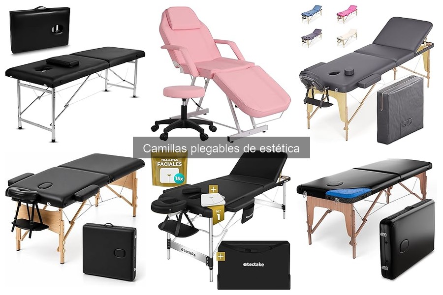 Tipos de camillas plegables de estética: guía completa