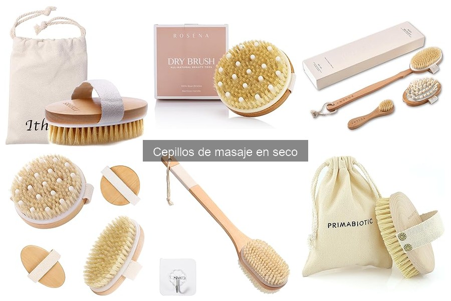 Tipos de cepillos de masaje en seco para tu piel