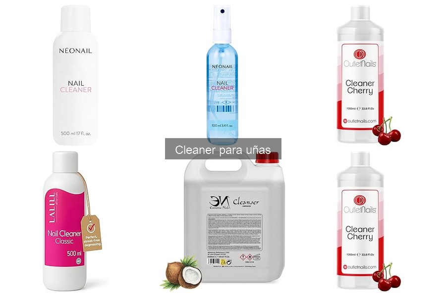 Tipos de cleaners para uñas y sus usos: ¡Descubre cuál elegir!
