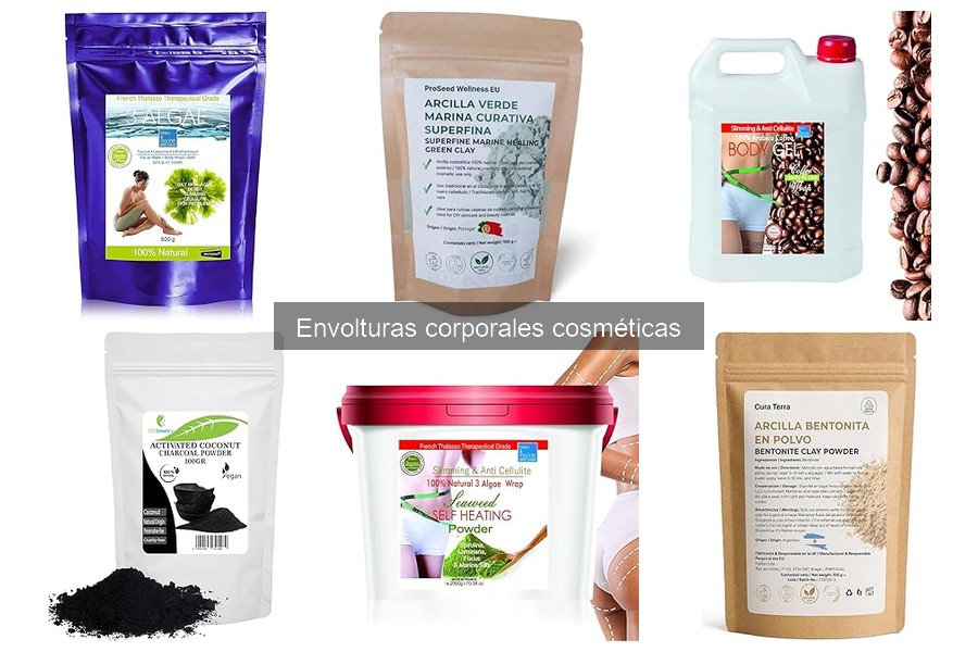 Tipos de envolturas corporales: guía de ingredientes y propósitos