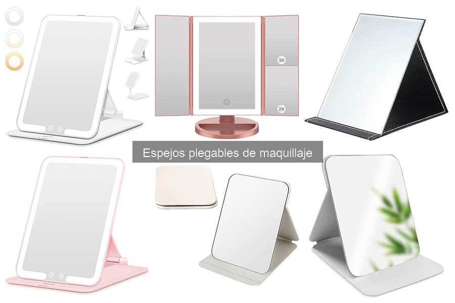 Tipos de espejos plegables de maquillaje: guías y características