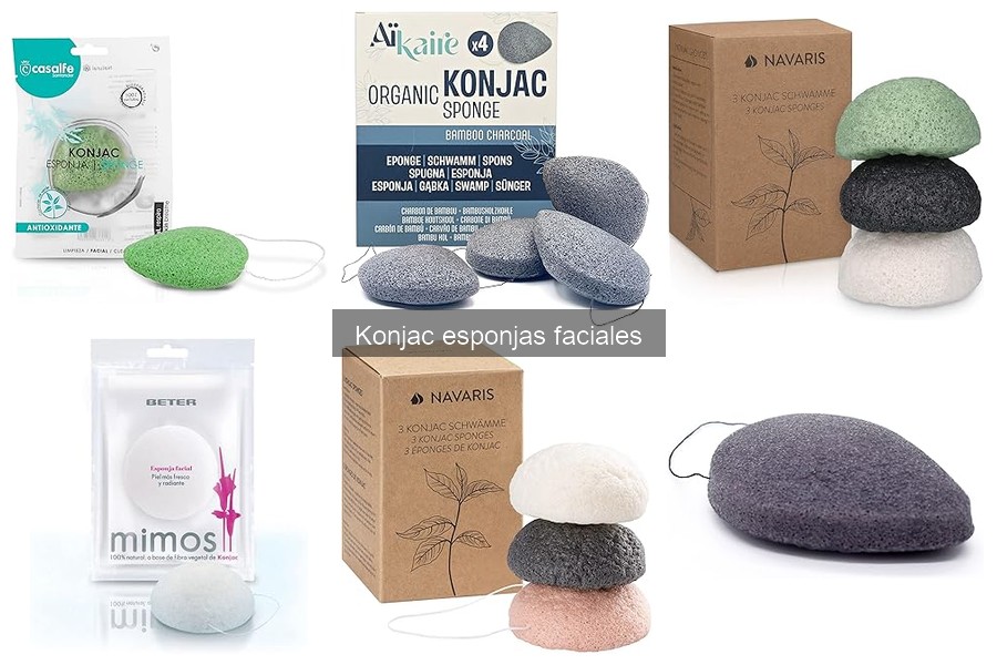 Tipos de Esponjas Konjac: Guía de Usos y Propiedades