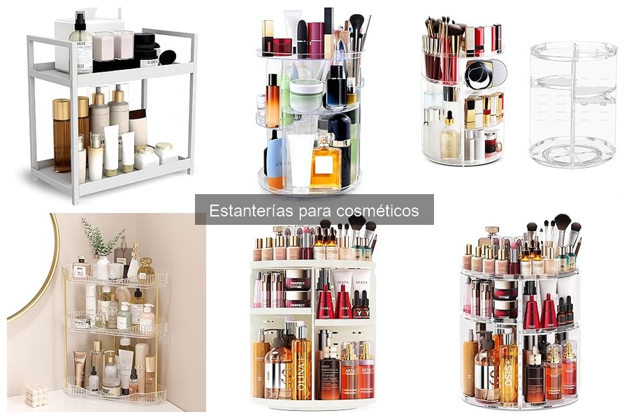 Tipos de estanterías para cosméticos que debes conocer