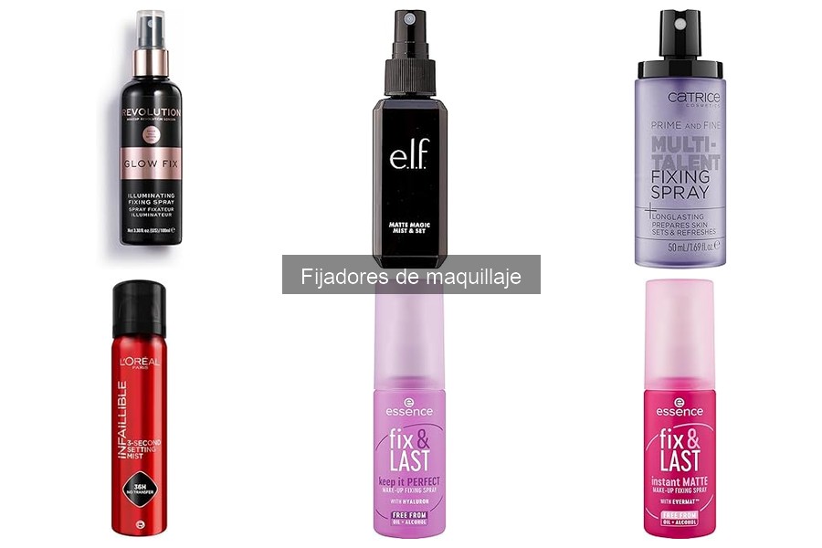 Tipos de fijadores de maquillaje: Spray, Polvo y Más