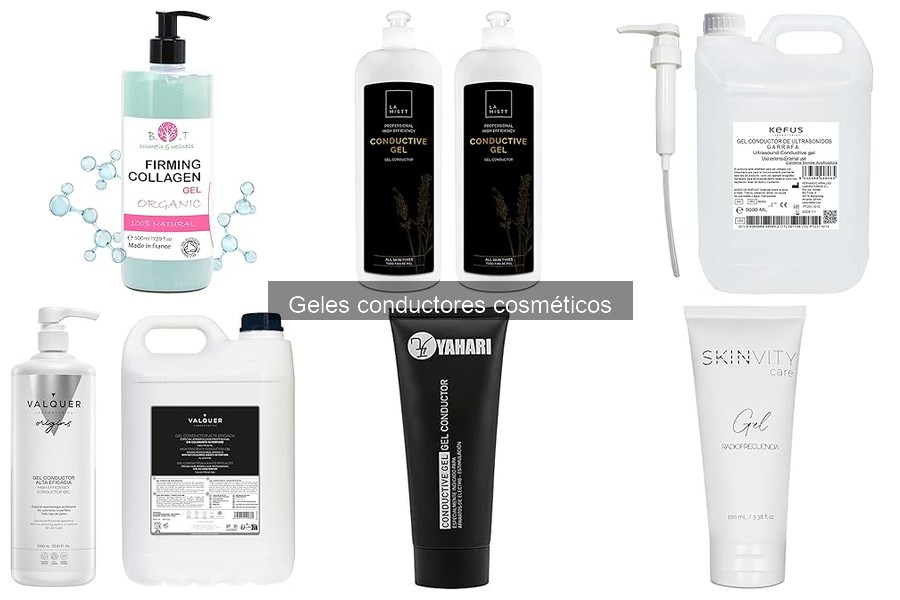 Tipos de geles conductores y sus usos en estética