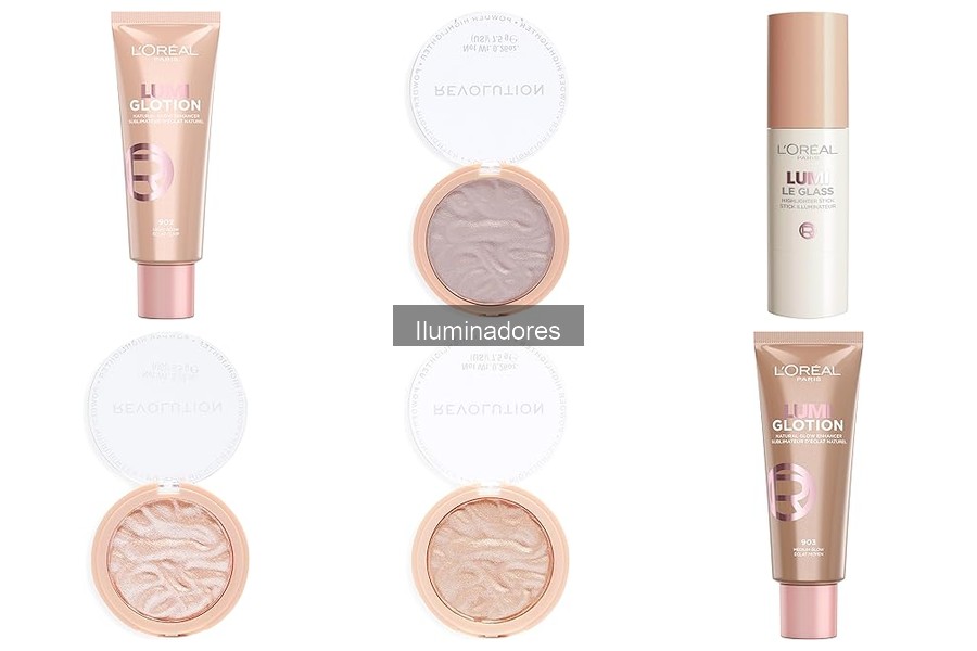 Tipos de iluminadores: líquido, crema y polvo