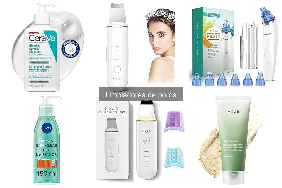 Tipos de limpiadores de poros: soluciones efectivas en el mercado