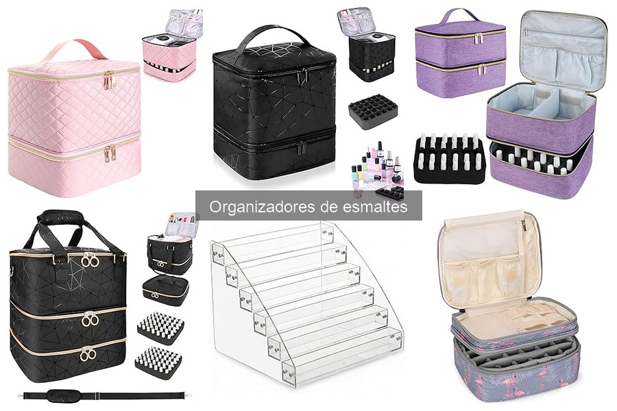 Tipos de organizadores de esmaltes: Encuentra el ideal para ti