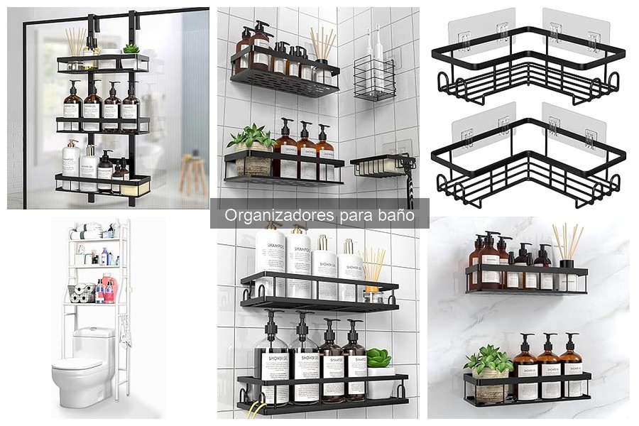 Tipos de organizadores para baño: Mejores opciones y ejemplos