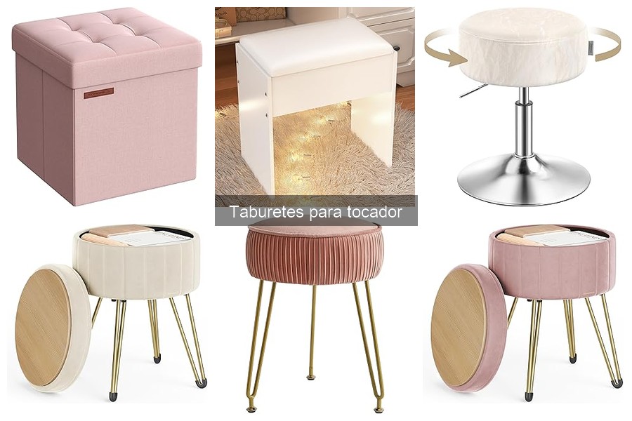 Tipos de Taburetes para Tocador: Estilos y Materiales