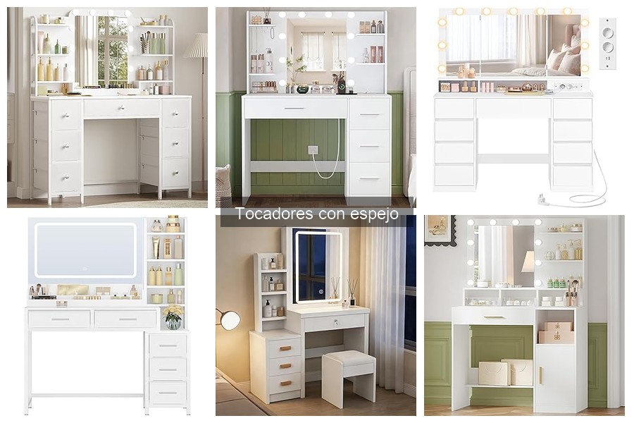 Tocadores con espejo: Influencia en la decoración del hogar