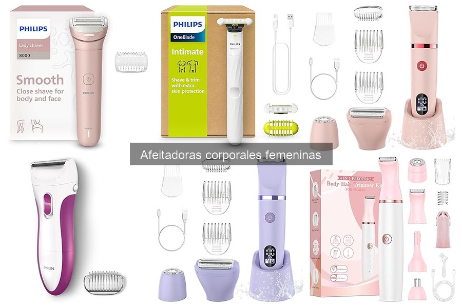 Todo sobre afeitadoras corporales femeninas: usos y beneficios