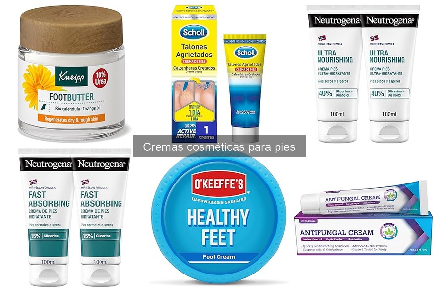 Todo sobre las cremas cosméticas para pies: beneficios y componentes