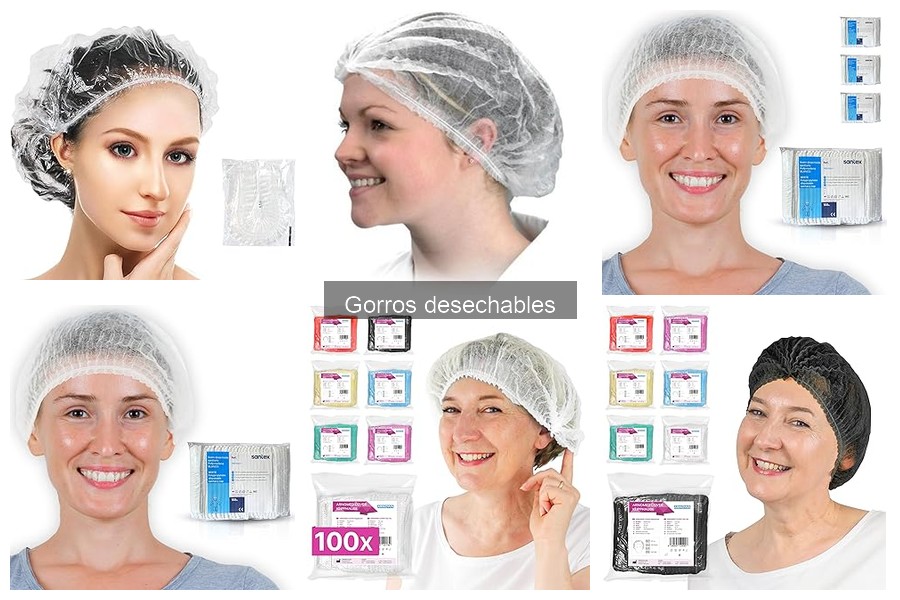 Todo sobre los gorros desechables: usos y materiales