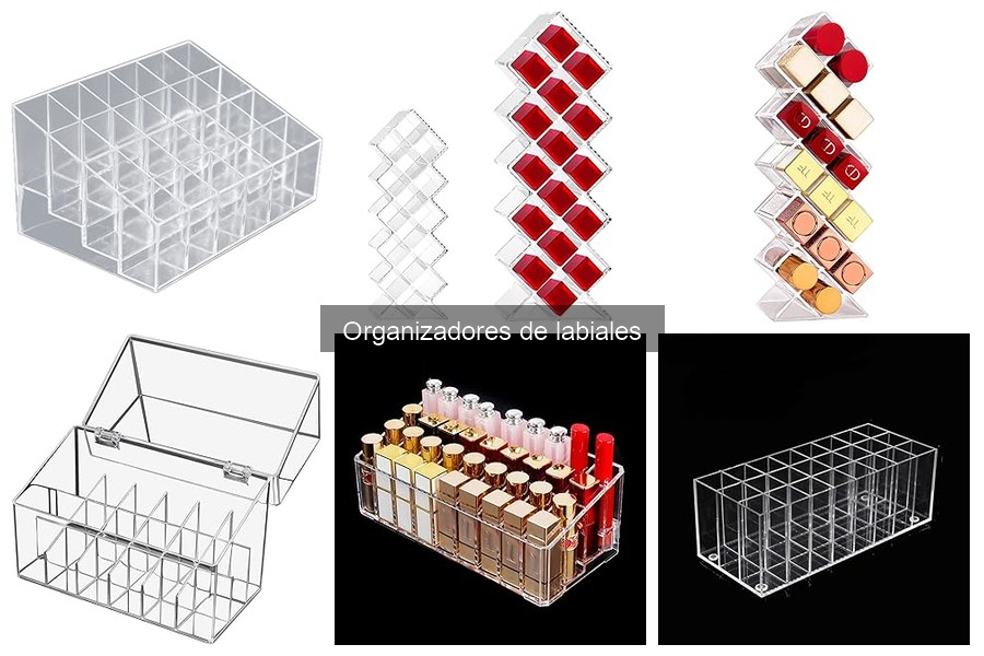 Ventajas de usar organizadores de labiales para tu maquillaje