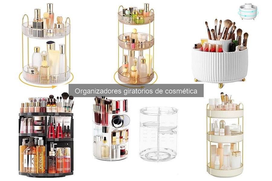Ventajas de Usar un Organizador Giratorio para Cosméticos