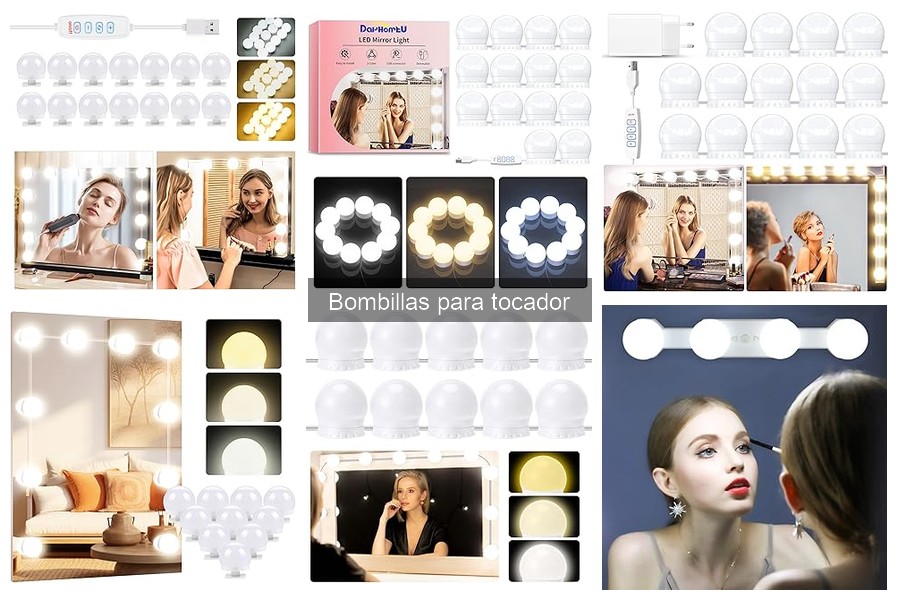 Ventajas y desventajas de las bombillas LED para tocador