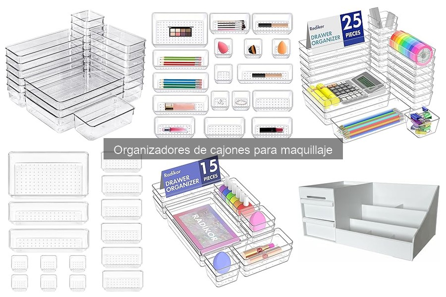 Ventajas y desventajas de los organizadores de cajones para maquillaje