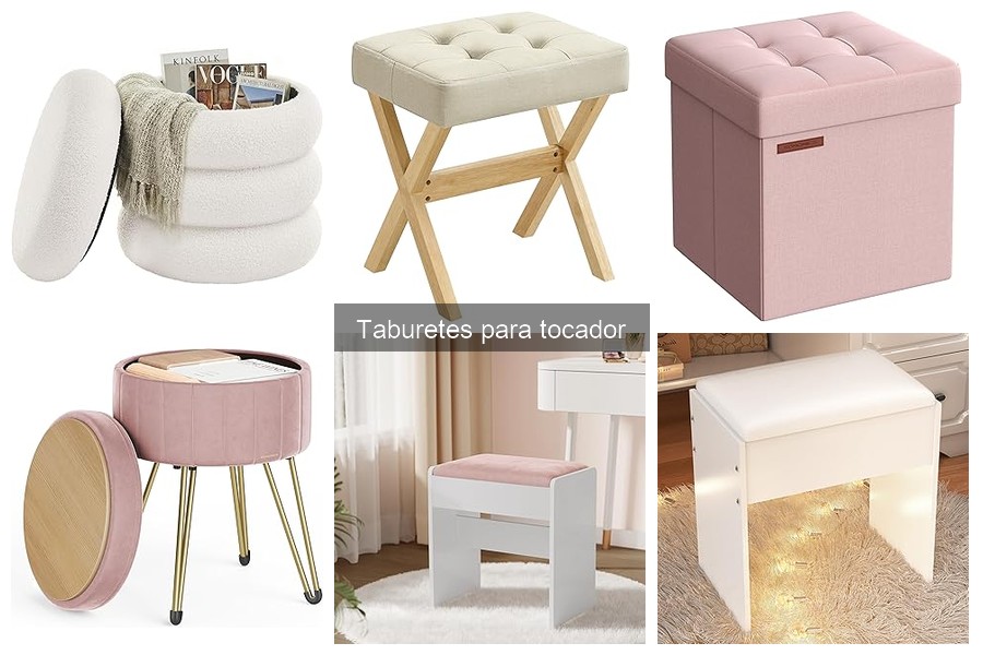 Ventajas y desventajas de los taburetes para tocador
